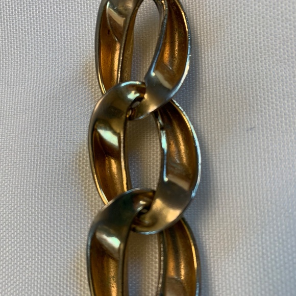 🎉Host Pick🎉.Dior Vintage Antique Gold Curb Link Chain Bracelet! - Picture 9 of 11